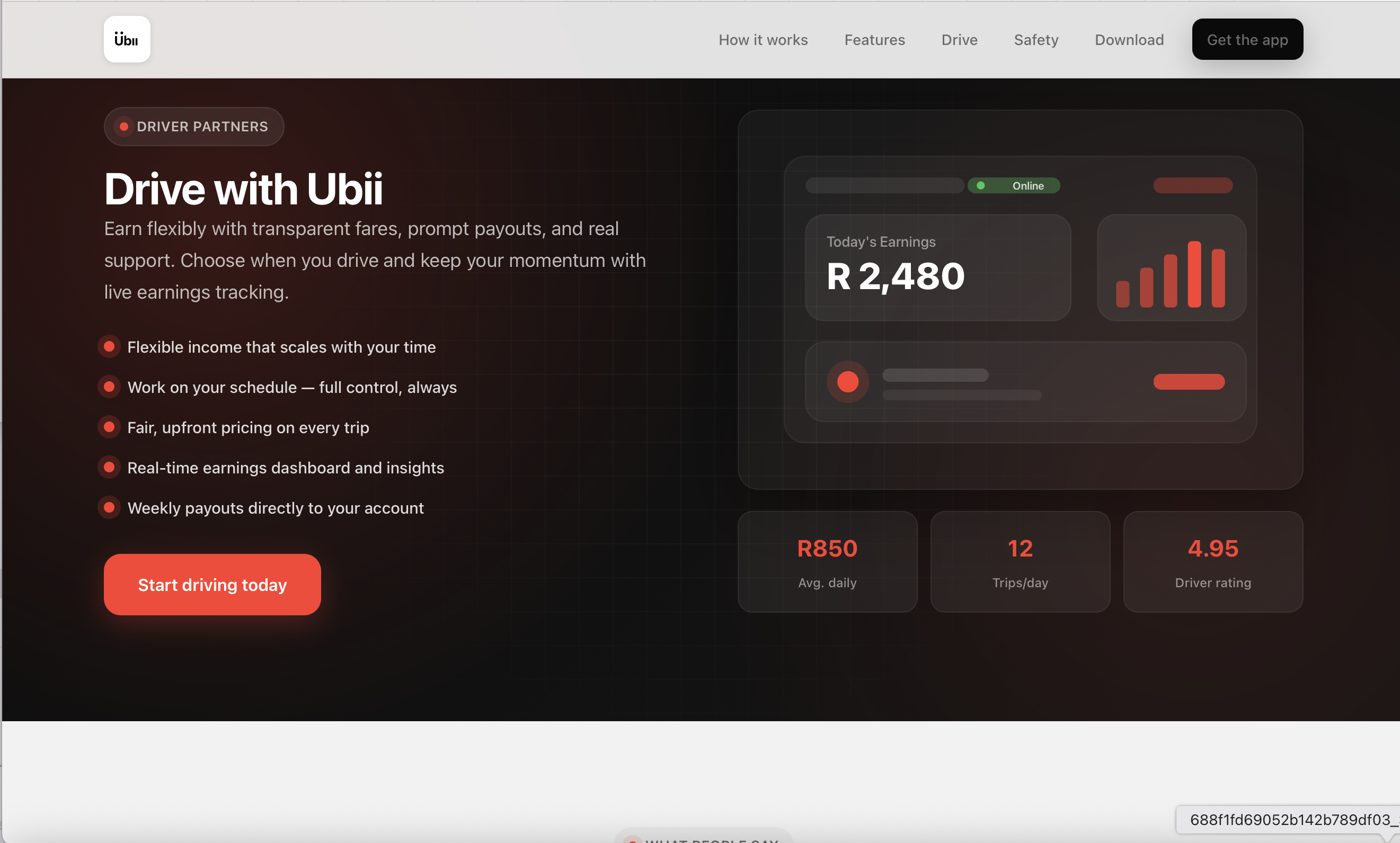 Ubii website screenshot